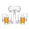 JoyJolt® Drink Dispenser & Shot Glass Set